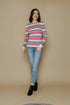 Len-Slim Rib Crew Pullover
